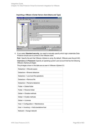 Hpe Data Protector integration guide