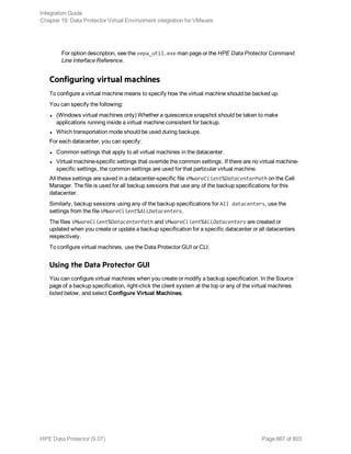 Hpe Data Protector integration guide