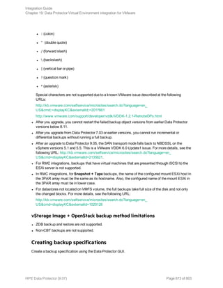 Hpe Data Protector integration guide