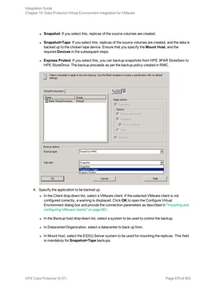 Hpe Data Protector integration guide