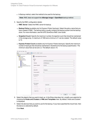 Hpe Data Protector integration guide