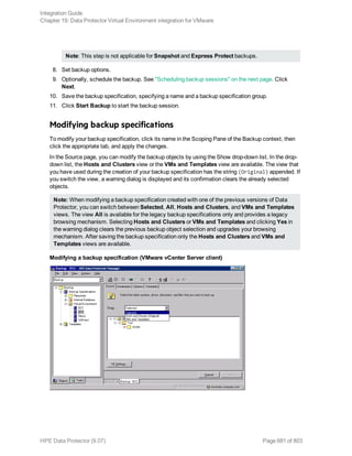 Hpe Data Protector integration guide