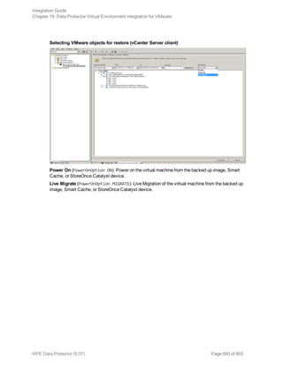Hpe Data Protector integration guide