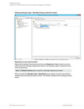 Hpe Data Protector integration guide