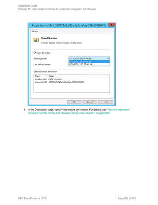 Hpe Data Protector integration guide