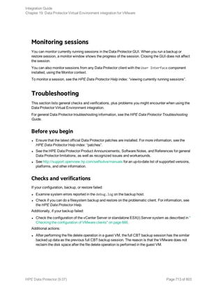 Hpe Data Protector integration guide