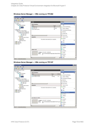 Hpe Data Protector integration guide