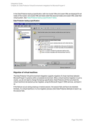 Hpe Data Protector integration guide