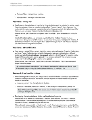 Hpe Data Protector integration guide