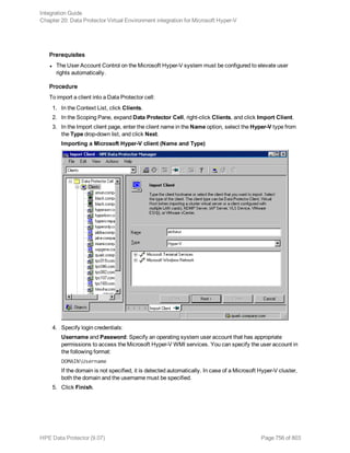 Hpe Data Protector integration guide