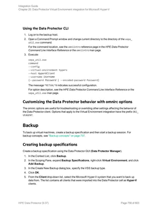 Hpe Data Protector integration guide