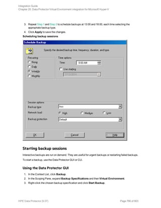 Hpe Data Protector integration guide