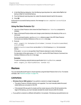 Hpe Data Protector integration guide