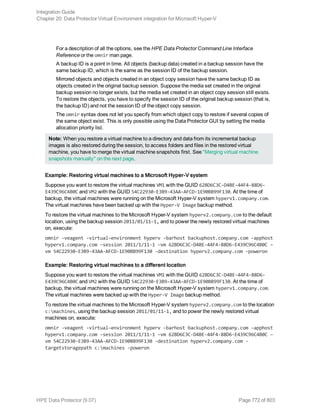 Hpe Data Protector integration guide