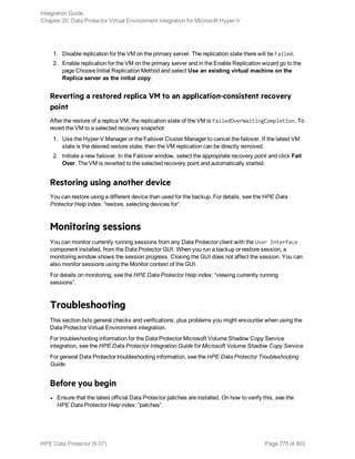 Hpe Data Protector integration guide