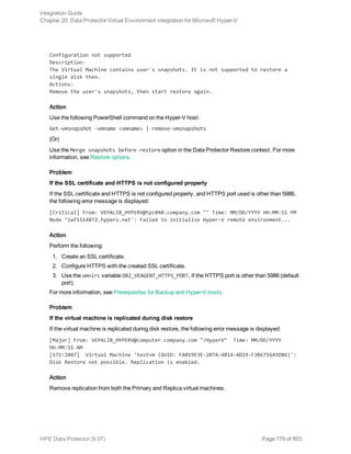 Hpe Data Protector integration guide