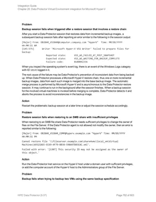Hpe Data Protector integration guide
