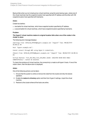 Hpe Data Protector integration guide