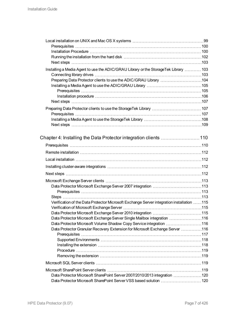 Hpe Data Protector installation guide