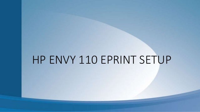 hp envy 110 printer