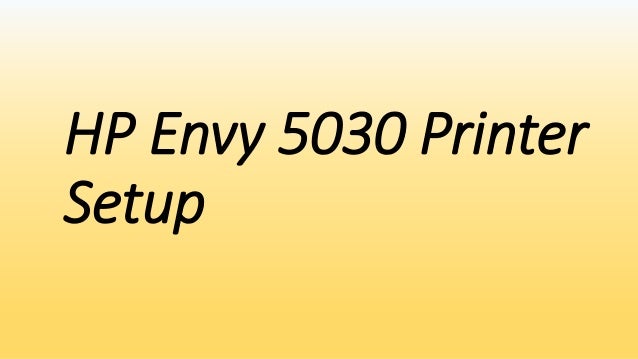 envy 5030 printer