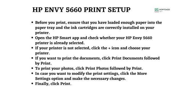 Hp envy 5660 setup | PPT