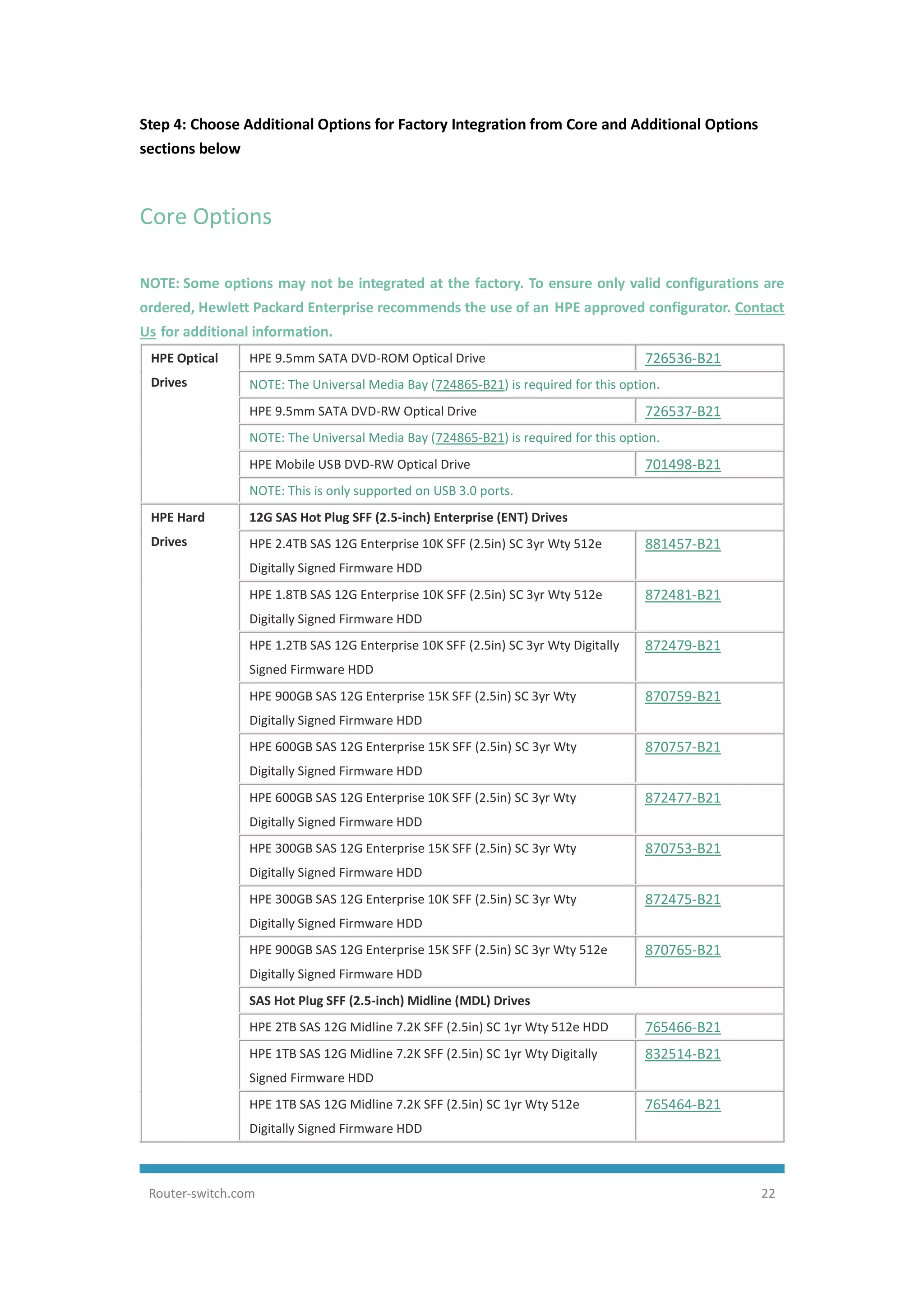 HPE ProLiant DL380 Gen10 Server Data Sheet | PDF