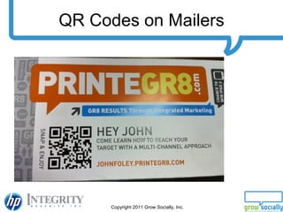 QR Codes on Mailers 