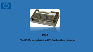 Hewlett Packard Evolution | PPTX
