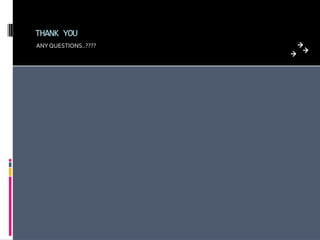 THANK YOU
ANY QUESTIONS..????
 