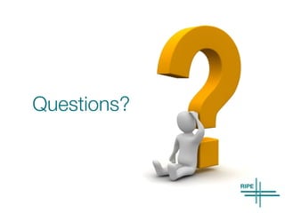 Questions?
 