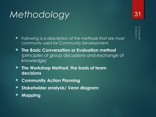 Community As Method Community Organization for Health Promotion | PPT
