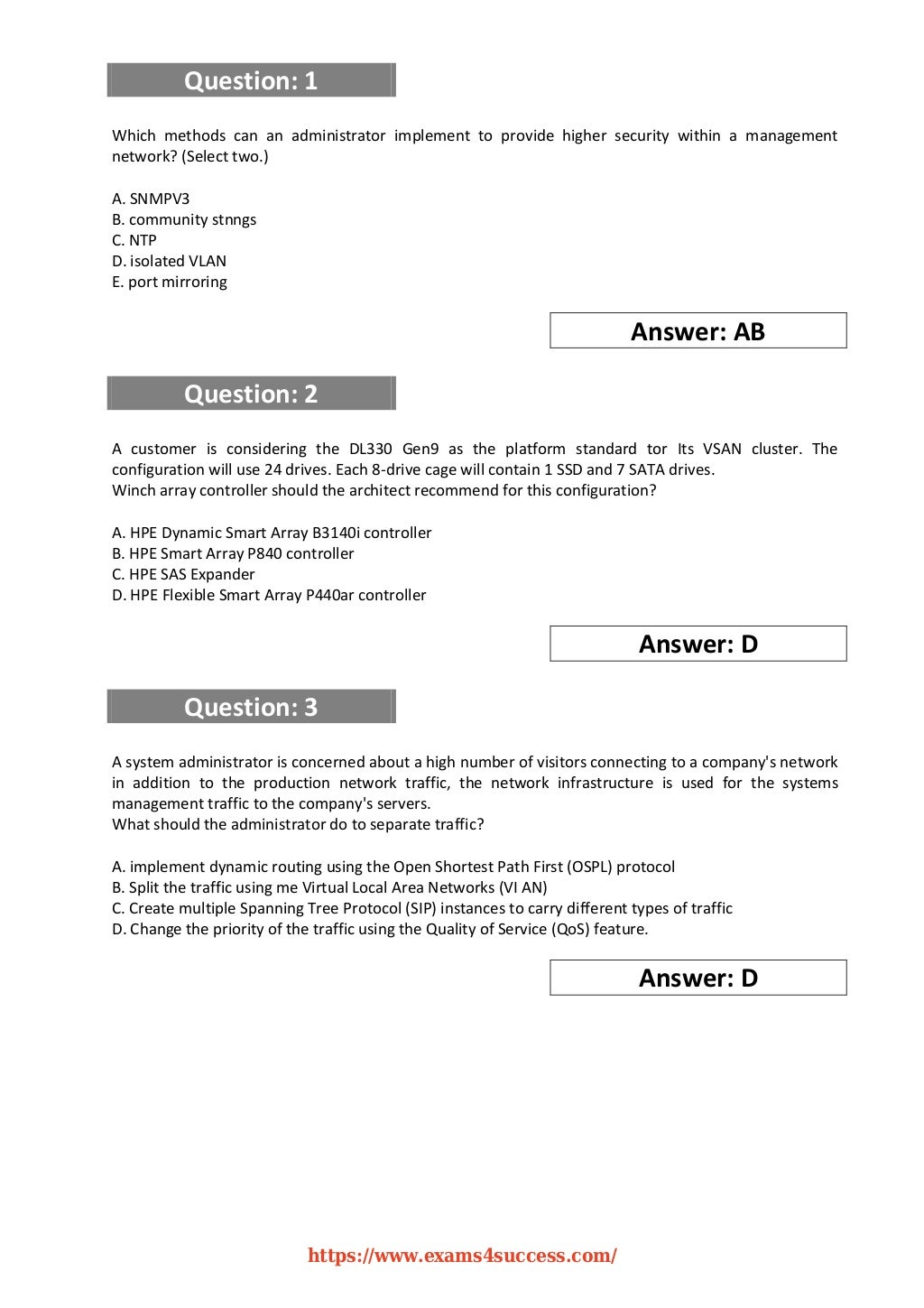 HPE0-S59 Fragen Beantworten