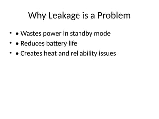 Advanced Leakage Reduction Techniques in SRAM for Low-Power VLSI Design ...