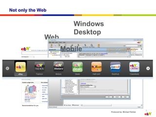 Not only the Web


                        Windows
                        Desktop
               Web
                     Mobile




                                                                 5
                                  Produced by: Michael Palotas
 