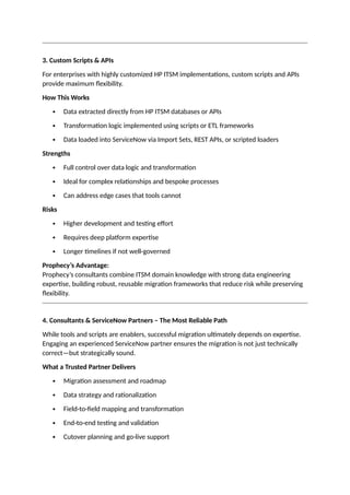 From Legacy ITSM to Intelligent Workflows: HP ITSM to ServiceNow ...