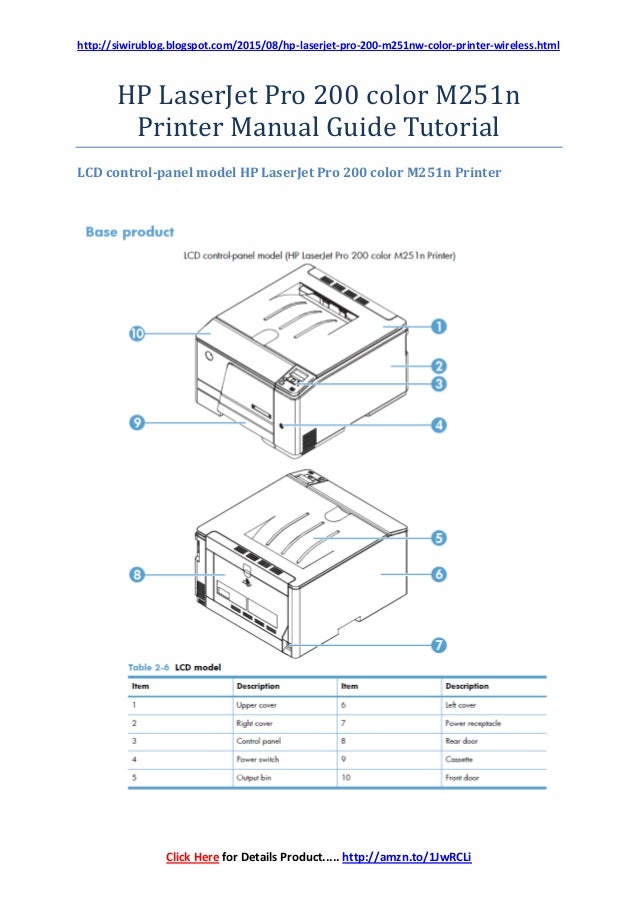 hp color laserjet pro 200 m251n
