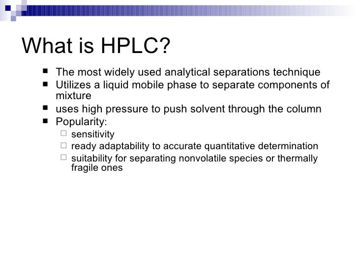 HPLC