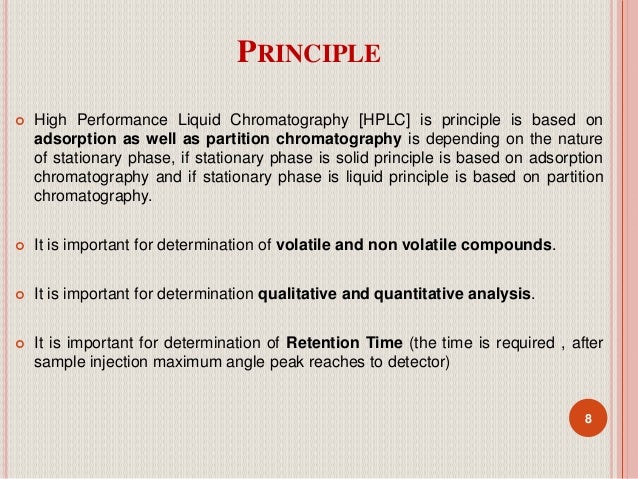 hplc hplc principle