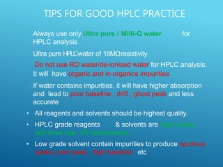 World best TOP HPLC ANALYSIS | PPTX