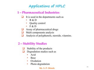 High Performance Liquid Chromatography (HPLC) | PDF