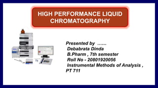 HPLC Technique Overview for Pharmaceutical Analysis | PPT