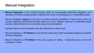 HPLC - Peak integration for chromatography | PPT
