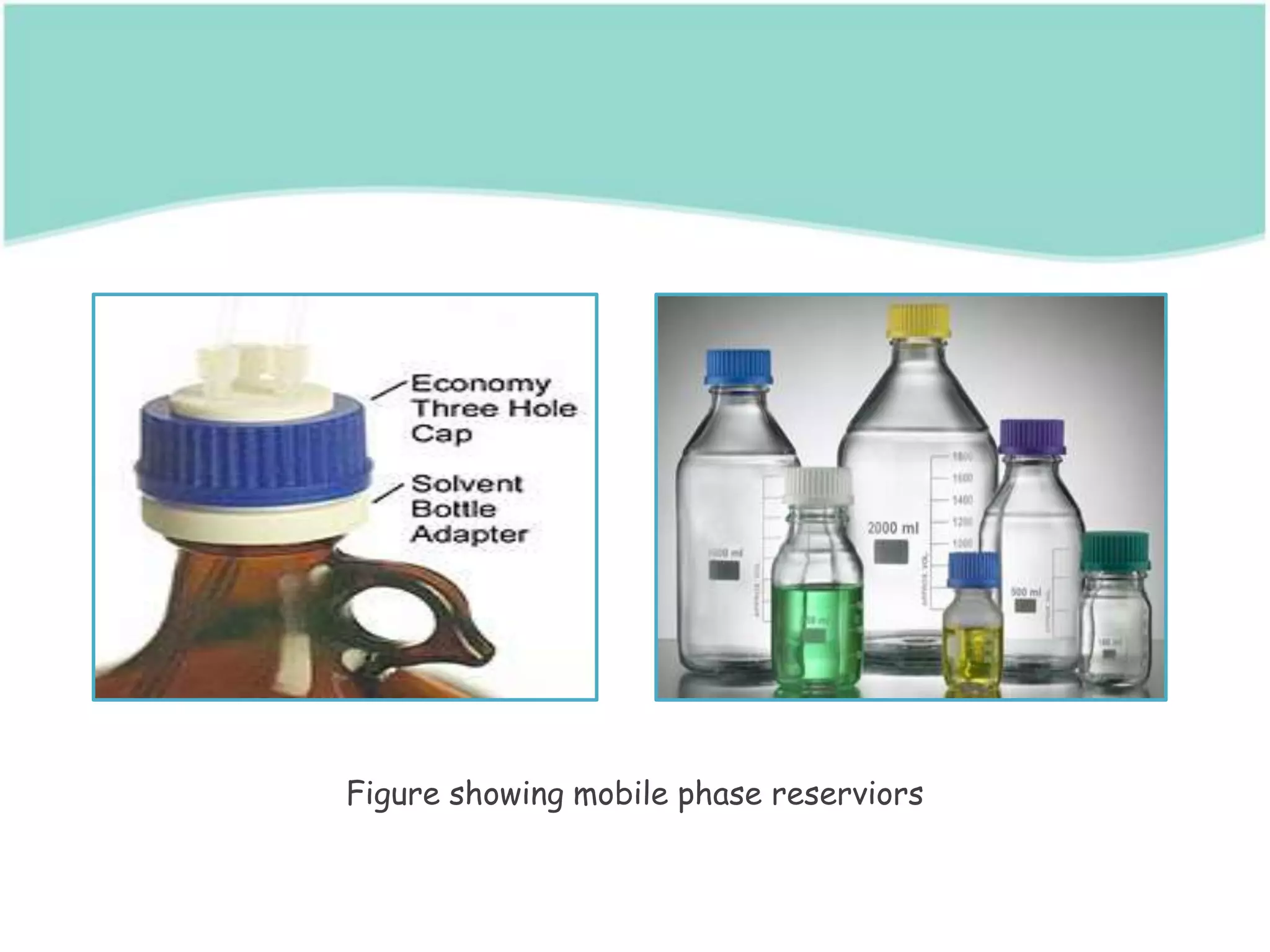 Figure showing mobile phase reserviors
 