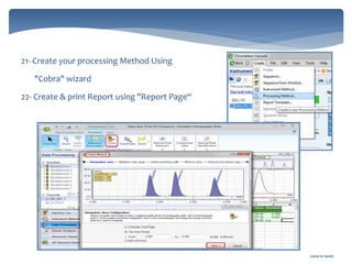 Gamal A. Hamid
88
21- Create your processing Method Using
"Cobra" wizard
22- Create & print Report using "Report Page“
 