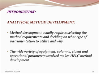 Hplc cont | PPT