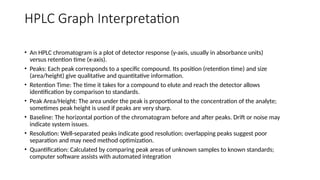 HPLC presentation and interpretation review | PPTX