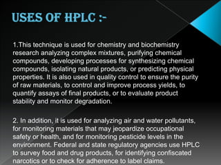 Sample Injection SystemsFor injecting the solvent through the column