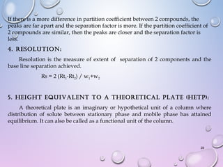HPLC (HIGH PERFOMANCE LIQUID CHROMATOGRAPHY) | PPT