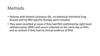 Biomarkers of pulmonary arterial hypertension | PPTX